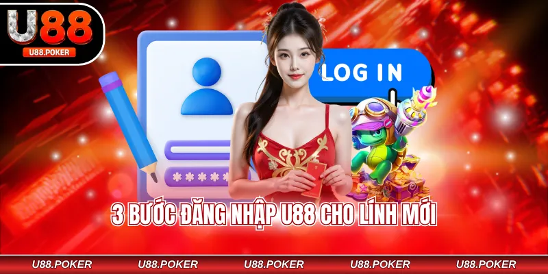 Đăng Nhập U88 - Hướng Dẫn Truy Cập Nhanh, Nhận 88k Free 3 bước đăng nhập U88 cho lính mới